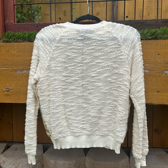 Sz-L-Forever 21 zip up jacket with floral overlay - Picture 3 of 4